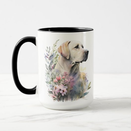 BEAUTIEF WATERVERF GEEL LABRADOR RETRIEVER DOG MOK (Links)