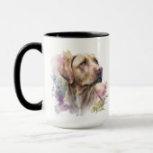 BEAUTIEF WATERVERF GEEL LABRADOR RETRIEVER DOG MOK (Links)