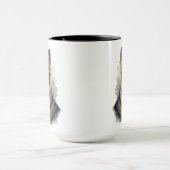 BEAUTIEF WATERVERF GERMAN SHEPHERD DOG FLOWERS MOK (Midden)