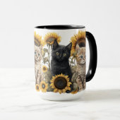 BEAUTIEF WATERVERF KITTENT MET ZONNEMERS MOK (Voorkant rechts)