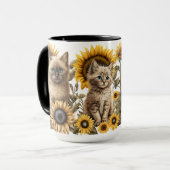 BEAUTIEF WATERVERF KITTENT MET ZONNEMERS MOK (Voorkant links)