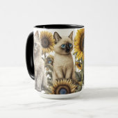 BEAUTIEF WATERVERF KITTENT MET ZONNEMERS MOK (Voorkant links)