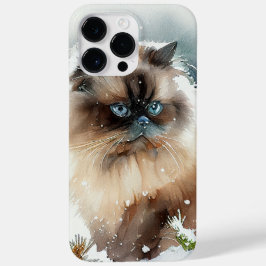 BEAUTIEF WATERVERF LANG HIMALAYAN CAT Case-Mate iPhone 14 PRO MAX HOESJE
