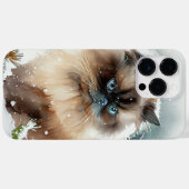 BEAUTIEF WATERVERF LANG HIMALAYAN CAT Case-Mate iPhone CASE (Achterkant (horizontaal))