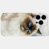 BEAUTIEF WATERVERF LANG HIMALAYAN CAT Case-Mate iPhone CASE (Achterkant (horizontaal))