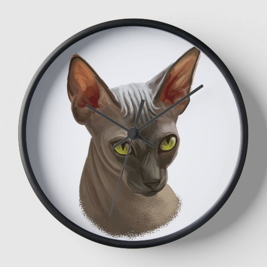BEAUTIEF WATERVERF SPHYNX CAT-GEZICHT (Voorkant)