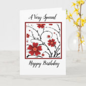 BEAUTIEKE UITDRUKKINGEN KAART (Gele Bloem)