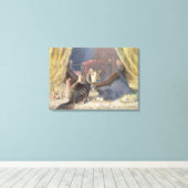 Beauties Toilet Canvas Afdruk (Insitu (Houten vloer))