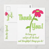 BEAUTIEVERKLARINGEN - Dank u Briefkaart (Voorkant / Achterkant)