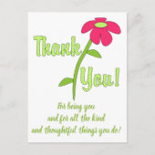 BEAUTIEVERKLARINGEN - Dank u Briefkaart (Voorkant)