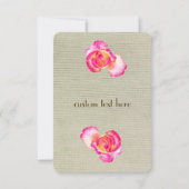 Beautif Roos Flower, wil je mijn eerbewijs zijn? Kaart (Achterkant)