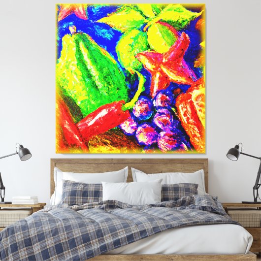 Beautifil en vruchtbare sterren. Bestel nu Canvas Afdruk (Insitu (Slaapkamer))