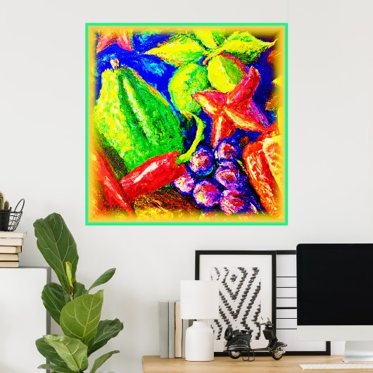 Beautifil en vruchtbare sterren. Bestel nu Poster (Thuiskantoor)