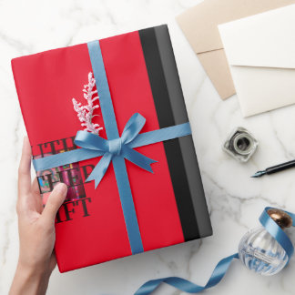 BEAUTIFL FATHER GIFT_LETTER _RED_BLACK_GRAY_ CADEAUPAPIER