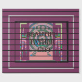 BEAUTIFL FATHER GIFT_PUPLER_PINK_BLACK_LETTER CADEAUPAPIER (Vlak)