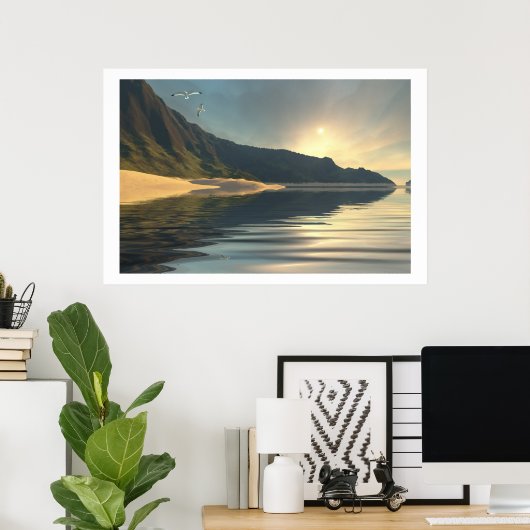 BEAUTIFUELE AFDRUKKING POSTER (Thuiskantoor)