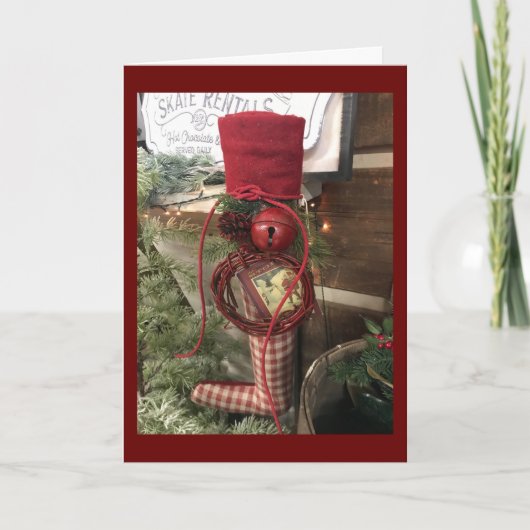 **BEAUTIFUELE DECOR EN CHRISTMAS WISHES** HOLIDAIR FEESTDAGEN KAART (Voorkant)