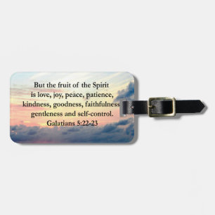 BEAUTIFUELE GALATIËNTEN VAN DE SPIRIT BAGAGELABEL