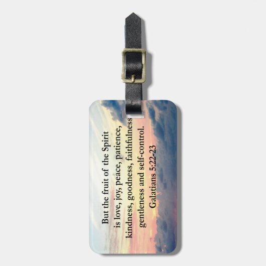 BEAUTIFUELE GALATIËNTEN VAN DE SPIRIT BAGAGELABEL (Voorkant verticaal)