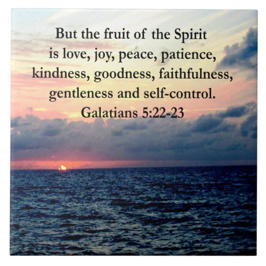 BEAUTIFUELE GALATIËNTEN VAN DE SPIRIT TEGELTJE (Voorkant)