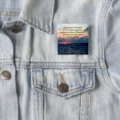 BEAUTIFUELE GALATIËNTEN VAN DE SPIRIT VIERKANTE BUTTON 5,1 CM (In situ)