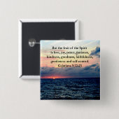 BEAUTIFUELE GALATIËNTEN VAN DE SPIRIT VIERKANTE BUTTON 5,1 CM (Voorkant /achterkant)