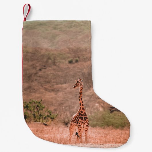 BEAUTIFUELE GIRAFFE KLEINE KERSTSOK (Voorkant)