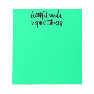 BEAUTIFUELE MIJNEN GEVEN ANDERE MOTIVATIE QUOTE IN NOTITIEBLOK