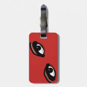 BEAUTIFUELE OGEN door Slipperraam Bagagelabel (Achterkant verticaal)