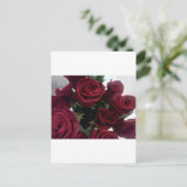 BEAUTIFUELE RODE ROSES BRIEFKAART (Staand voorkant)