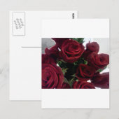 BEAUTIFUELE RODE ROSES BRIEFKAART (Voorkant / Achterkant)