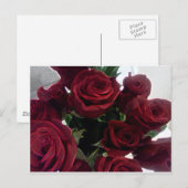 BEAUTIFUELE RODE ROSES BRIEFKAART (Voorkant / Achterkant)