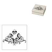 BEAUTIFUELE  SCHROLLEN RUBBERSTEMPEL (Gestempeld)