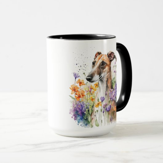 BEAUTIFUELE WATERVERF BROWN WHITET FACE MOK (Voorkant rechts)