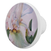 BEAUTIFUELE WITTE IRIS CERAMIC KNOB KERAMISCHE KNOP (Rechts)