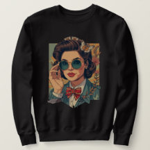 "Beautiful 19s Vintage Style Men's Sweatshirt 