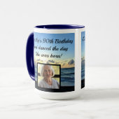 BEAUTIFUL 90E GROTE DAG GEPERSONALISEERDE FOTO MOK (Voorkant links)