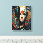 Beautiful abstract canvas afdruk (Insitu (Houten vloer))