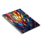Beautiful abstract colorful notebook. notitieboek (Rechterzijde)