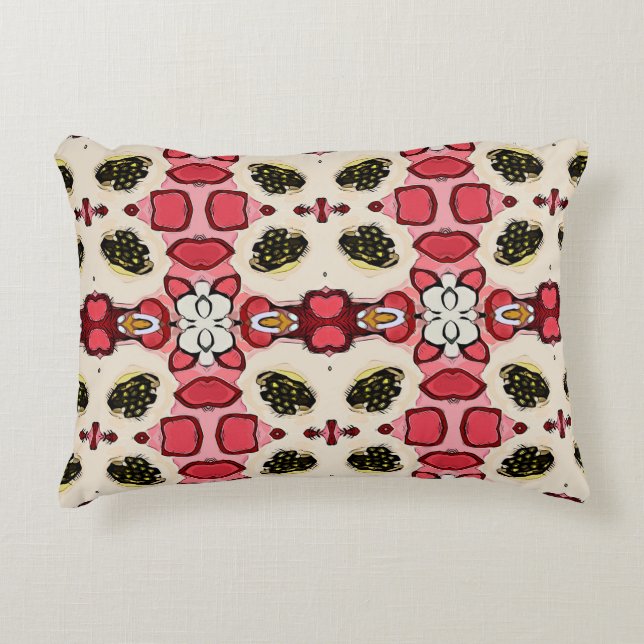 Beautiful abstract ethnic seamless patternabstract accent kussen (Voorkant)