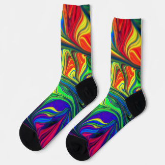 Beautiful Abstract Illustration Sock Sokken