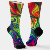 Beautiful Abstract Illustration Sock Sokken (Gebogen)