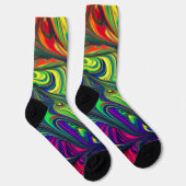 Beautiful Abstract Illustration Sock Sokken (Rechts)