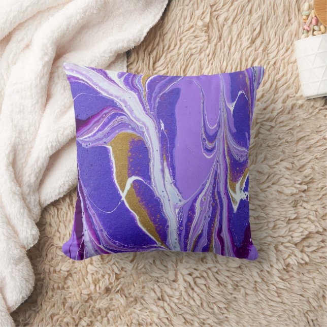 Beautiful Abstract Painting Throw Pillow Kussen (Deken)