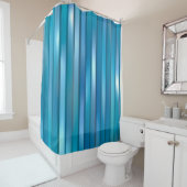 Beautiful abstract vertical blue background with l douchegordijn (In situ)