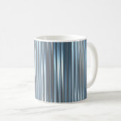 Beautiful abstract vertical blue background with l koffiemok (Voorkant rechts)