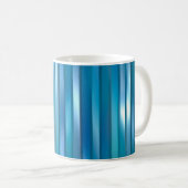 Beautiful abstract vertical blue background with l koffiemok (Voorkant rechts)