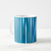 Beautiful abstract vertical blue background with l koffiemok (Voorkant links)