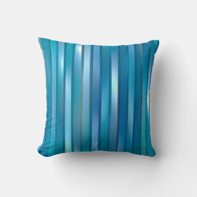 Beautiful abstract vertical blue background with l kussen (Voorkant)