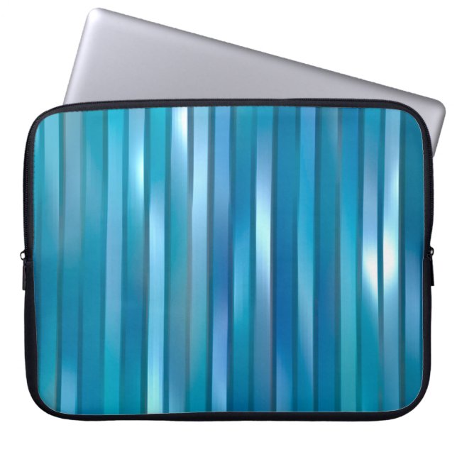 Beautiful abstract vertical blue background with l laptop sleeve (Voorkant)